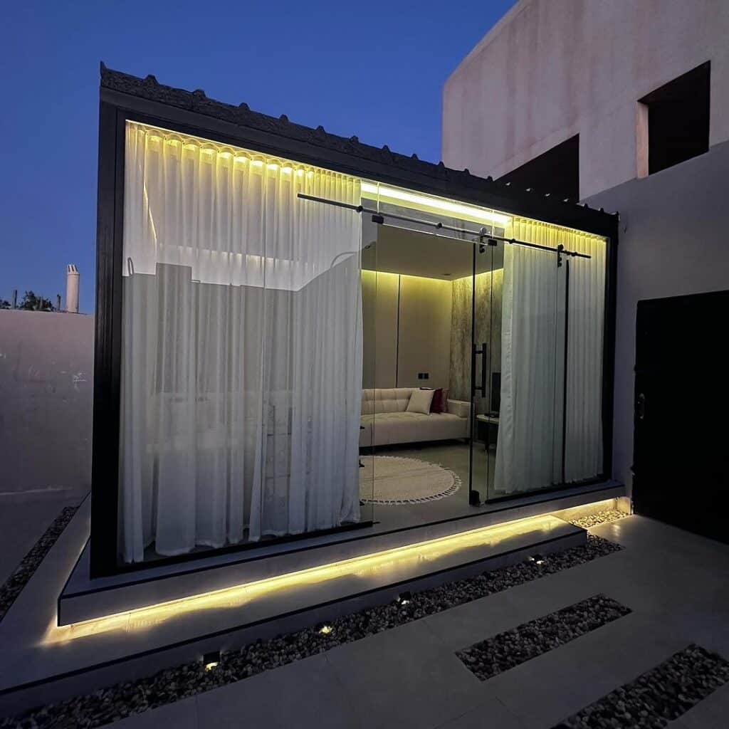 تصميم غرف زجاجية بالرياض
